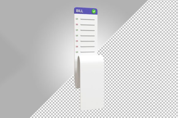 3D Render of Paper Bill Transaction: A Designer's Asset Guide