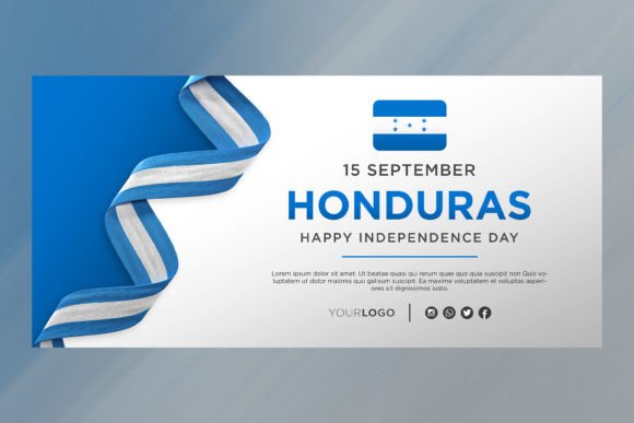 Celebrate Honduran Pride: A Modern Independence Day Banner