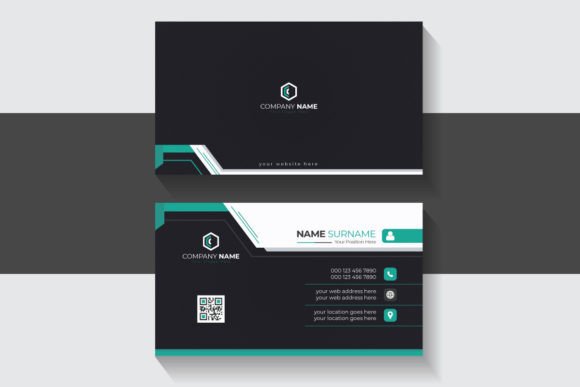Clean and Simple Corporate Business Card Template