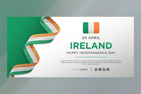 Designing a Festive Ireland National Day Banner