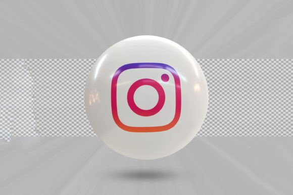 Elevate Your Feed: The 3D Instagram Icon Concept