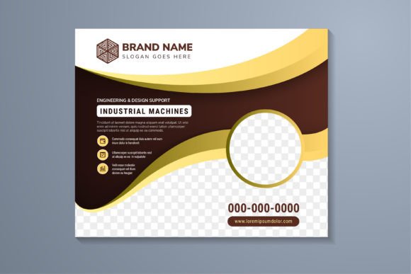 Industrial Machine Horizontal Banner: A Designer's Practical Template