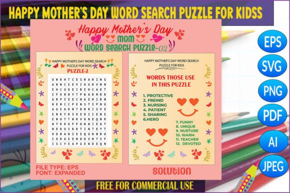 Mother's Day Word Search Puzzles for Kids: A Creative Guide