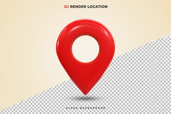 Red Map Pointer 3d Pin: A Premium Location Symbol Asset