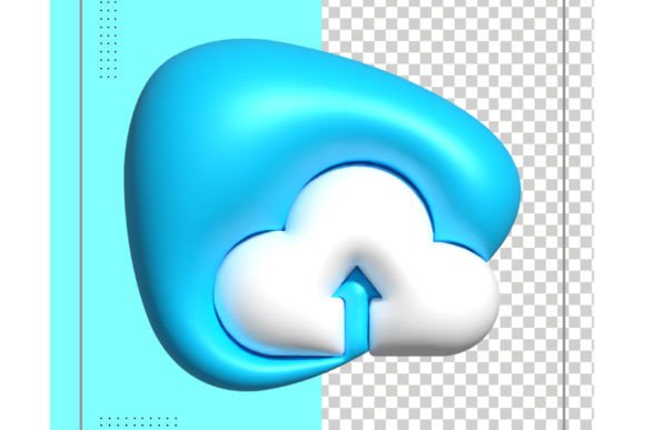 Streamline Your Workflow with a 3D Cloud Upload Concept