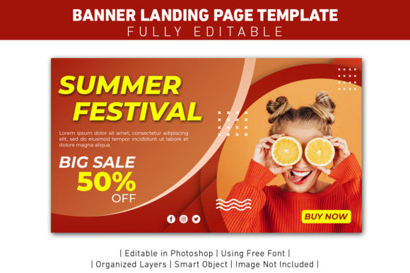 Summer Festival Banner Landing Page Templates: Your Key to a Vibrant Promo